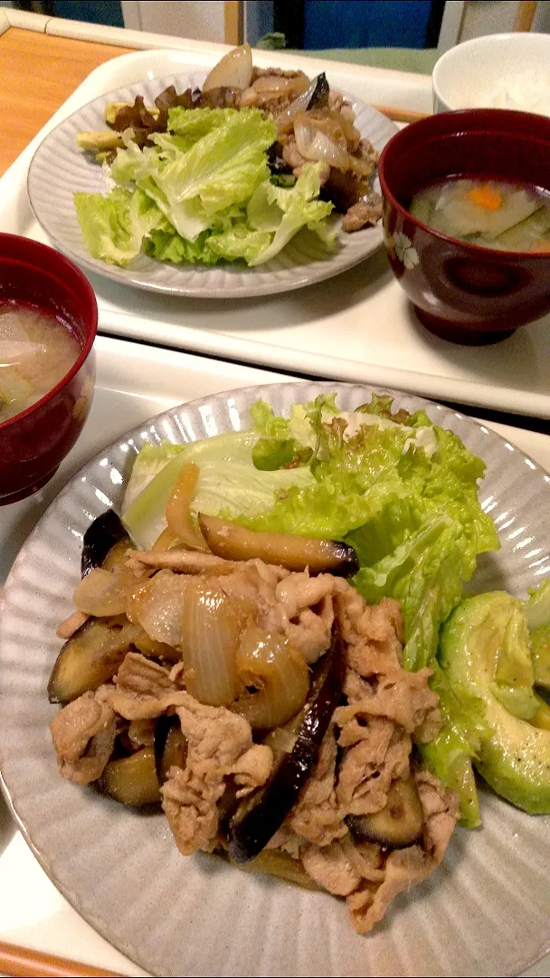 Snapdishの料理写真:豚肉となすの生姜焼き|macco7さん