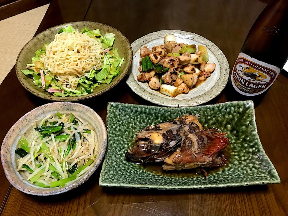 2021.6.28 カサゴの煮付🍻🍻🍻