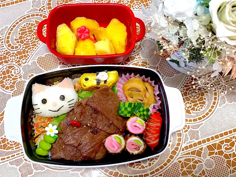 2021.6.29はノンタンの焼肉弁当💕|makoさん