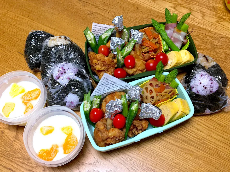 Snapdishの料理写真:鶏手羽元の唐揚げ弁当|ゆさん