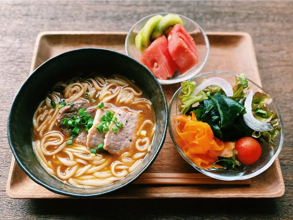 Snapdishの料理写真:糖質0g麺カレーうどん|hibi_apeさん