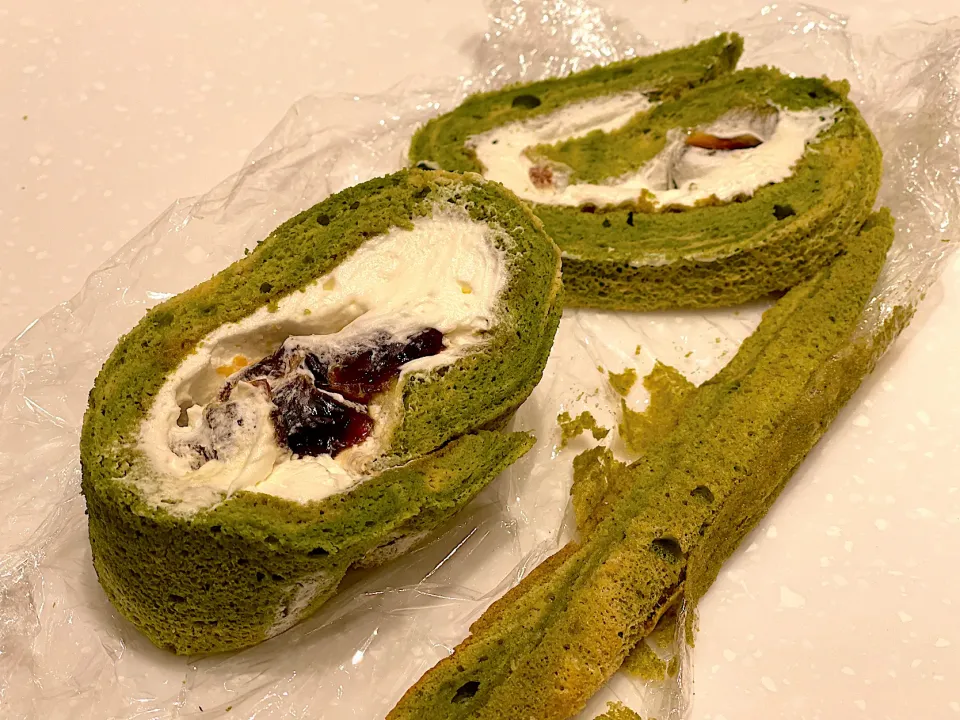 Marble macha warabimochi cake|yeni kartikasariさん