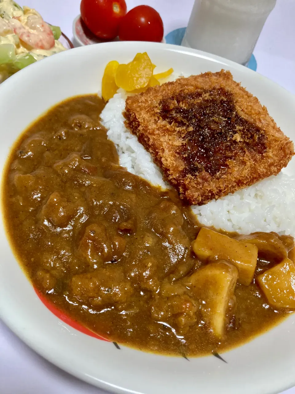 ハムカツバリ辛🔥カレー🍛|Kojiさん