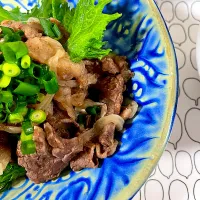 夏バテ防止💪さっぱり牛丼🍚