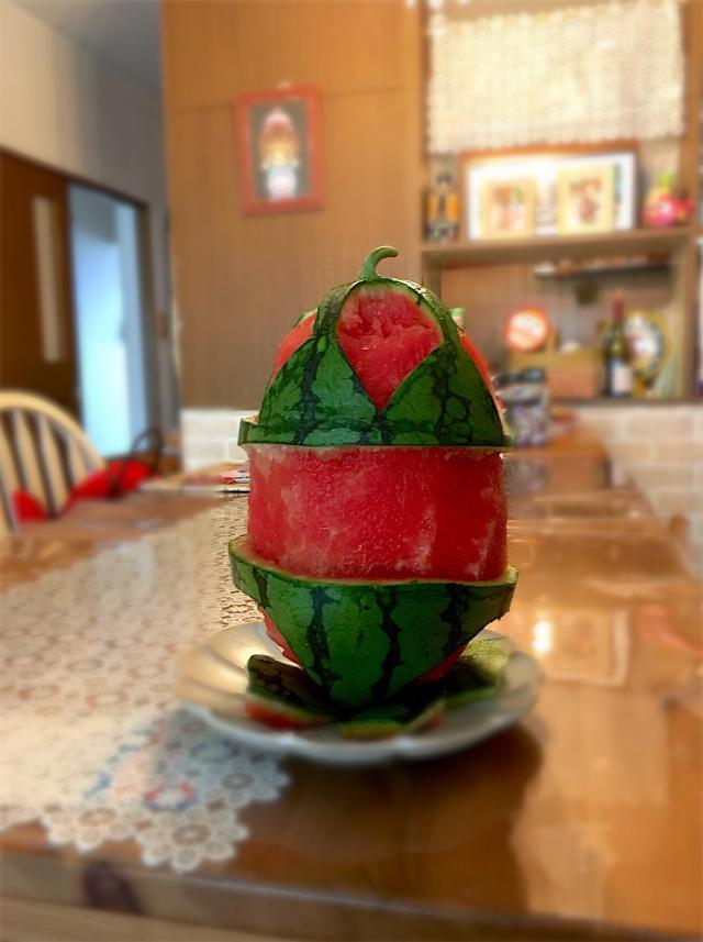 夏休み恒例 フルーツ工作作ってみよう Snapdish スナップディッシュ