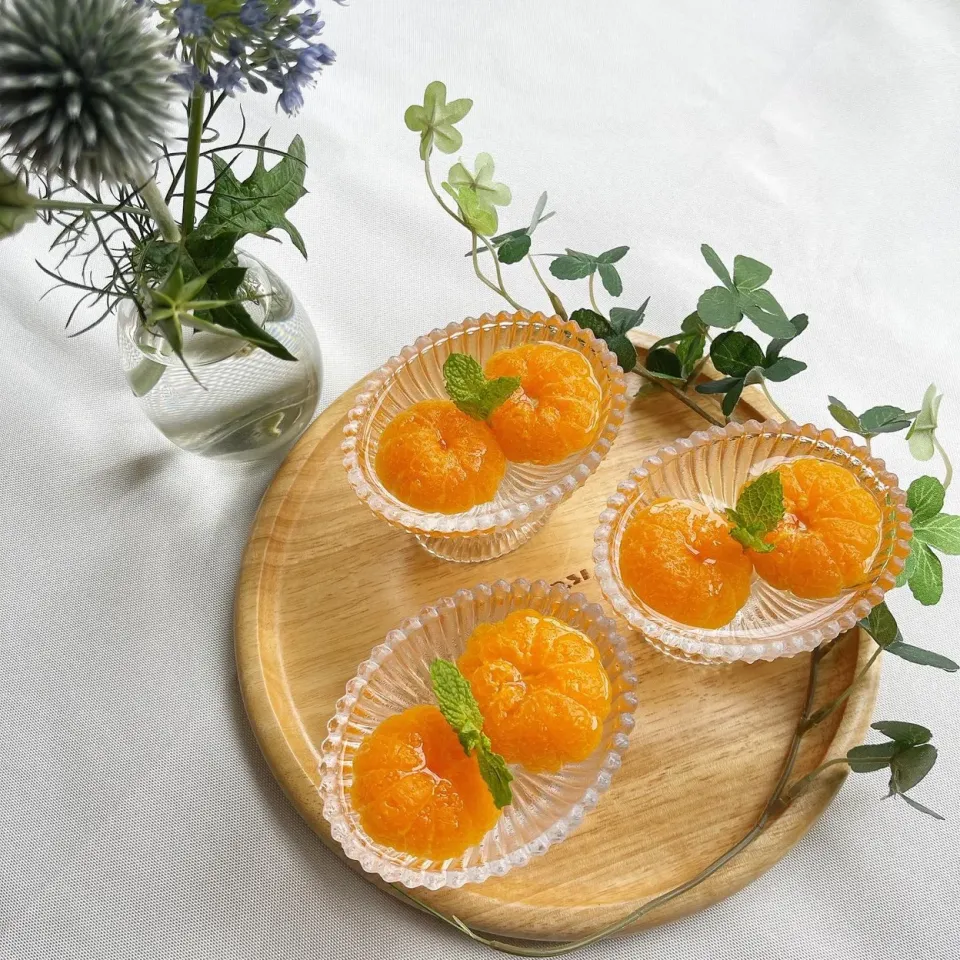 6/30❤︎丸ごとみかんゼリー🍊🌱|Makinsさん