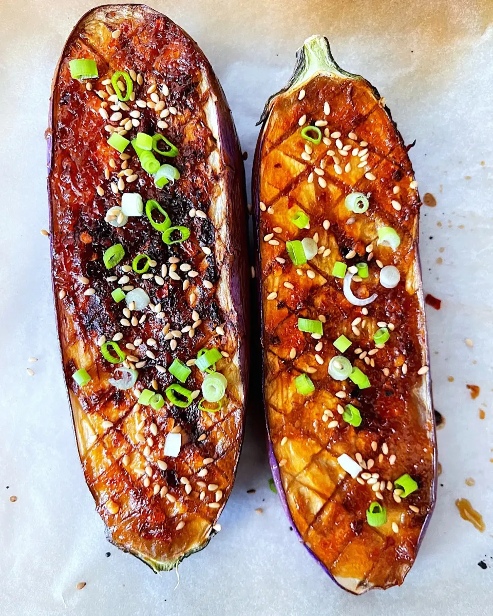 Miso glazed eggplant|12Dragonさん