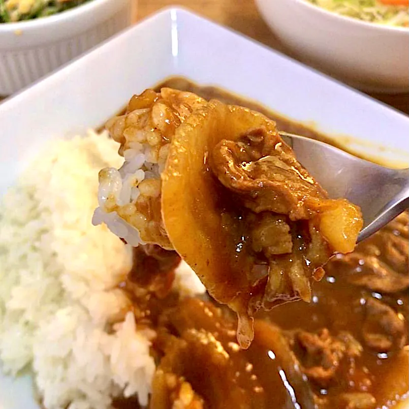 手抜きカレーライスで晩ごはん・・|ばくあんしゃさん