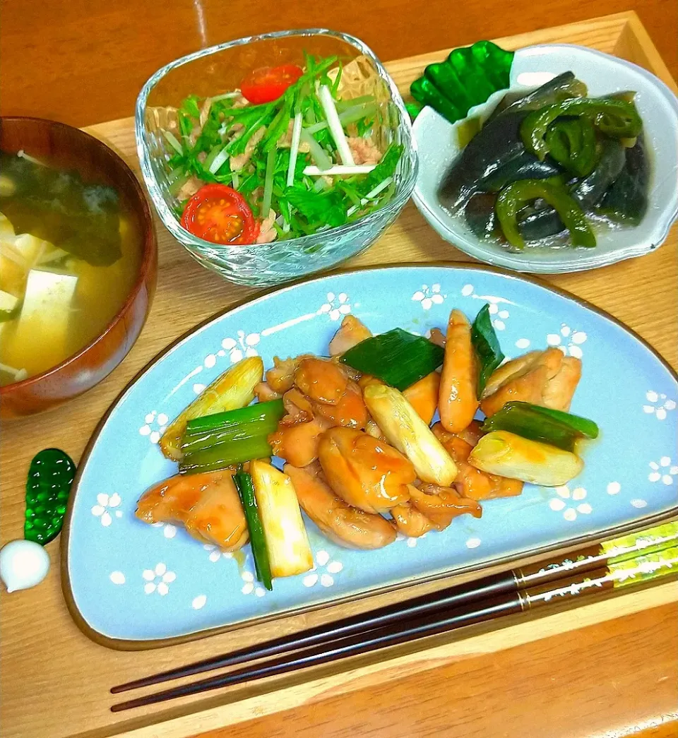 ねぎま焼き鳥風|とししいたけさん