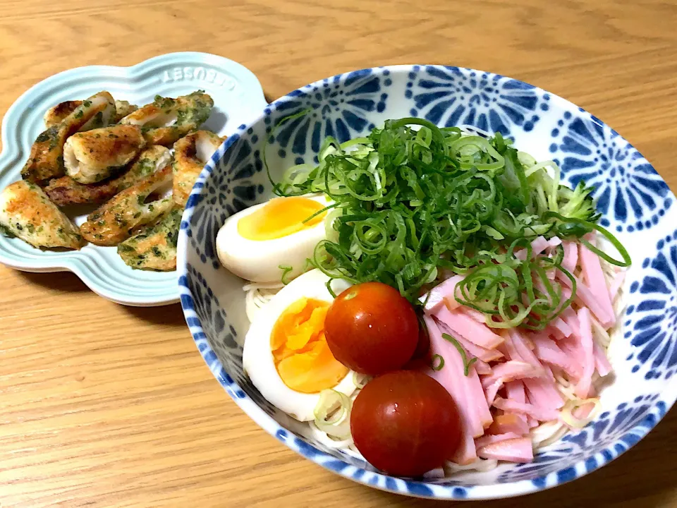 そうめん✨ちくわの磯辺揚げ✨|さおりさん