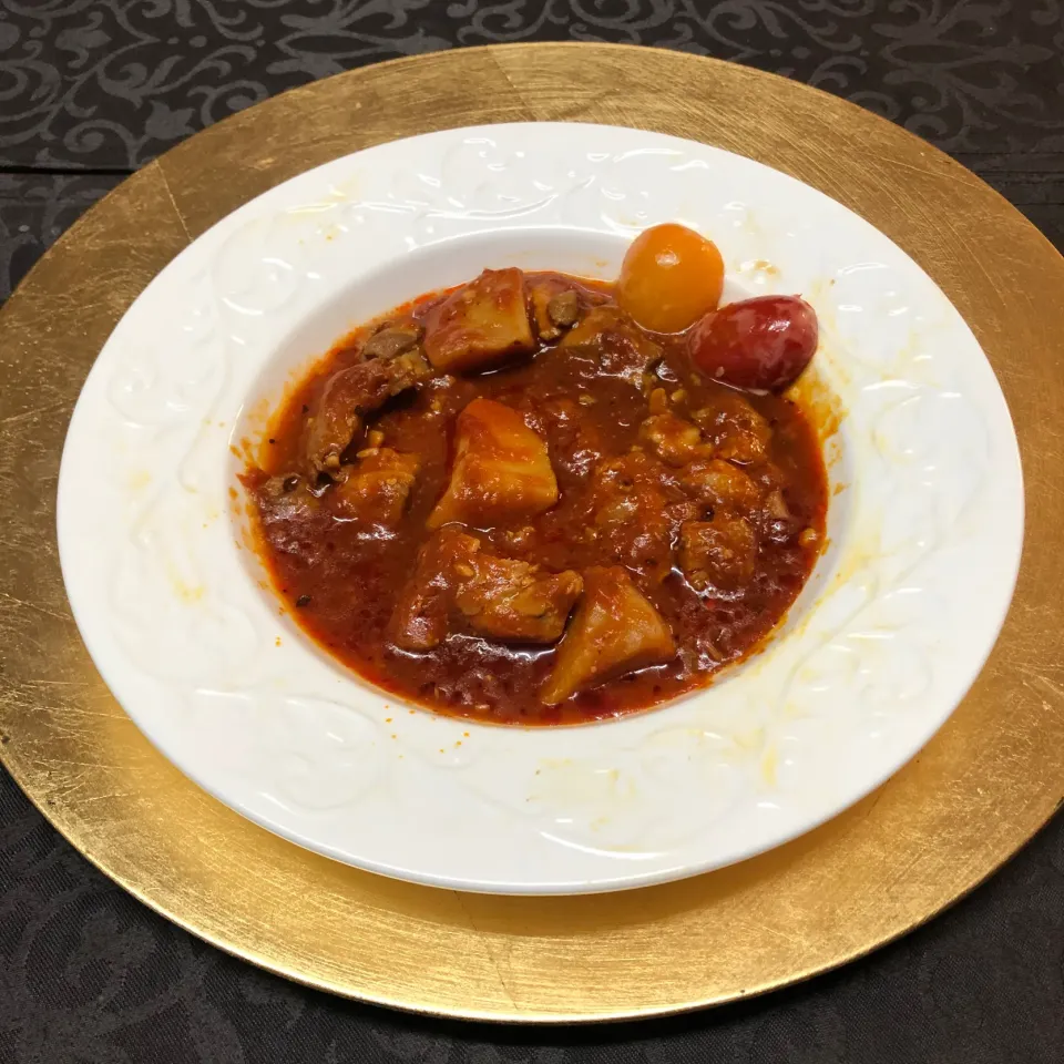 Snapdishの料理写真:チキン🍗トマト🍅シチュー🥘|henryさん