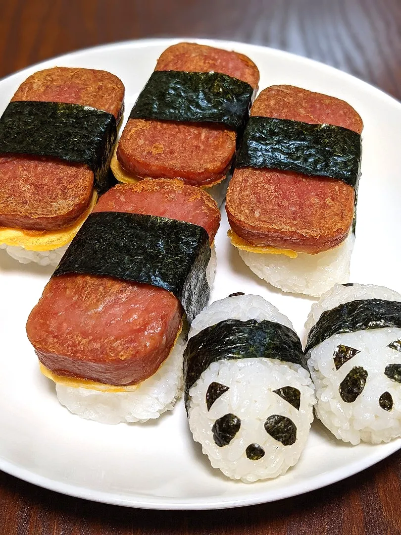 Snapdishの料理写真:Porkおむすび☺️|paki-paki momさん