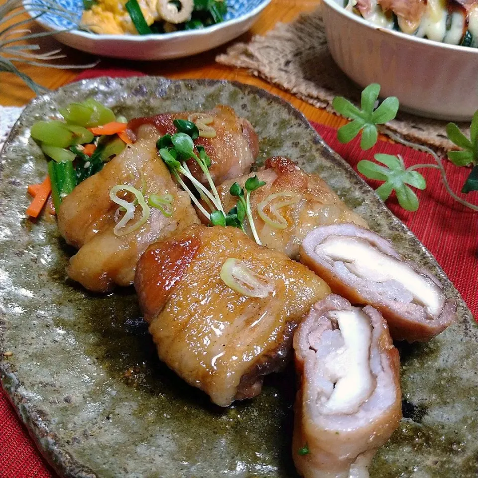 椎茸の肉巻き照り焼き🍄|とまと🍅さん