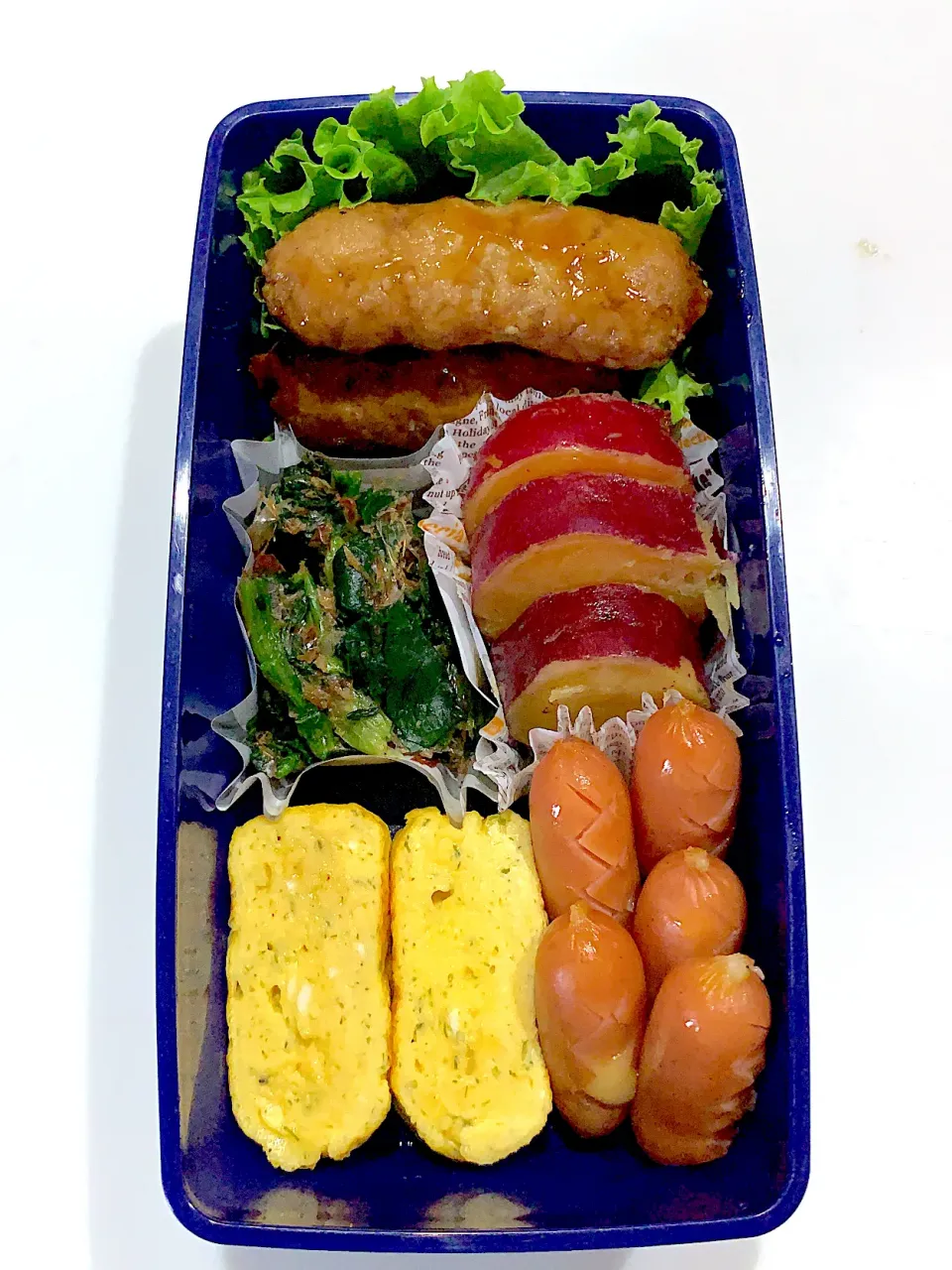 Snapdishの料理写真:男子高校生のお弁当【鶏つくね】|ゆちさん