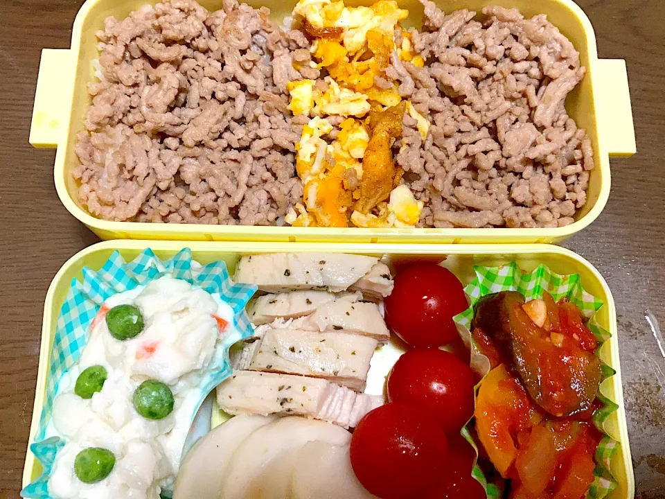 肉そぼろ弁当|料理嫌いを直したいさん