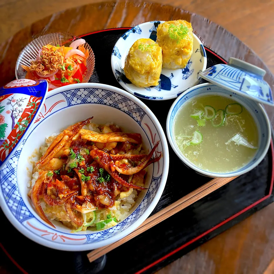 イカのヤンニョン焼き定食|Kさん