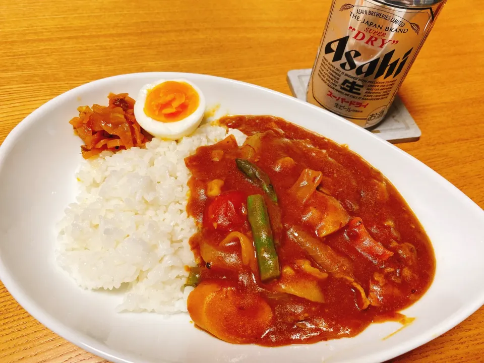 野菜ジュースを使ったカレー🍛|naoさん