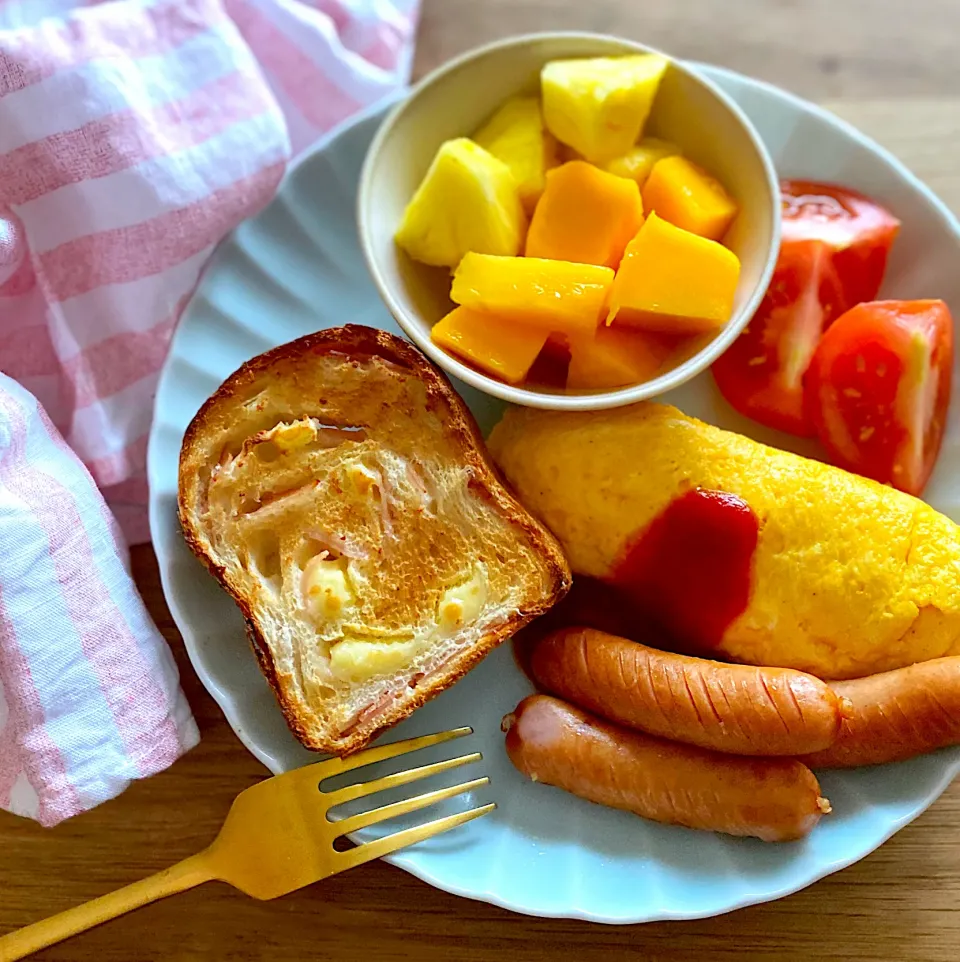 Snapdishの料理写真:朝ごはん|yo_kozuさん