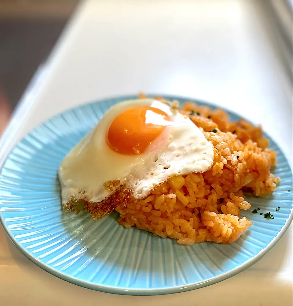 Snapdishの料理写真:目玉焼きのせ|かっちゃん杉さん