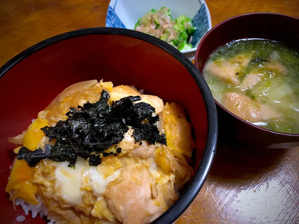 ササミで親子丼|さんだーさん