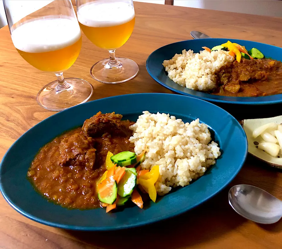 牛肉とトマトのカレー|こんぶさん