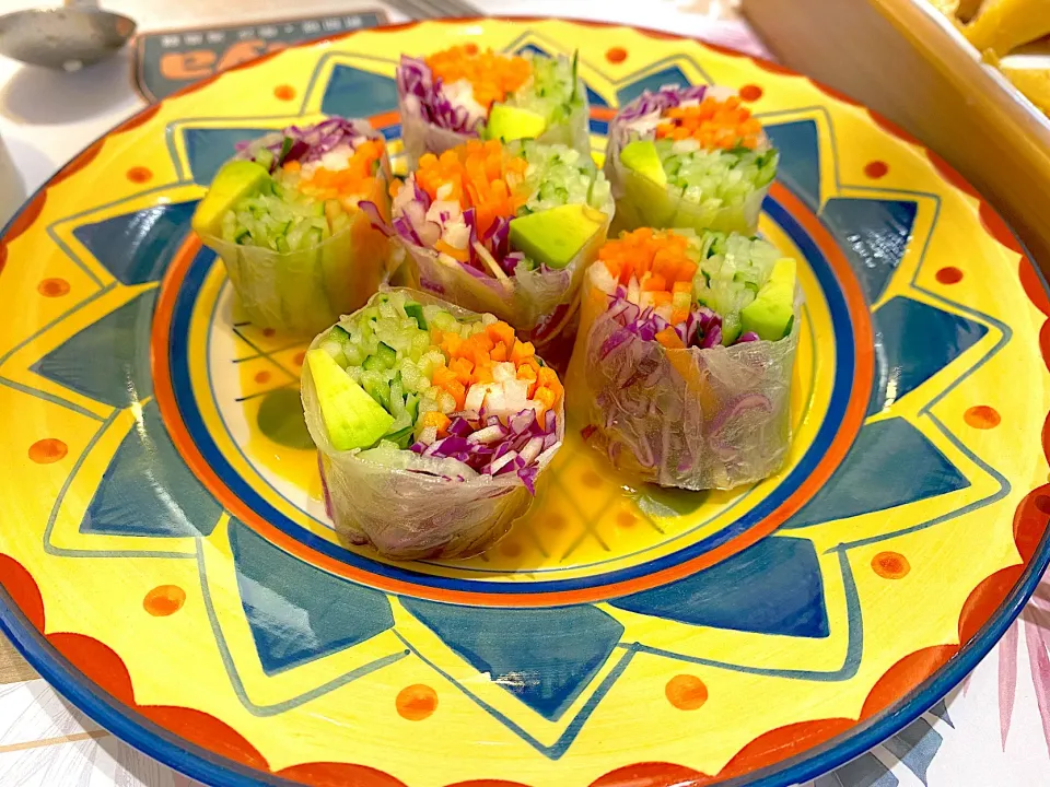 Avocado rice paper rolls|skyblueさん