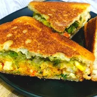 Snapdishの料理写真:Paneer club sandwich|Anusha Kurupさん