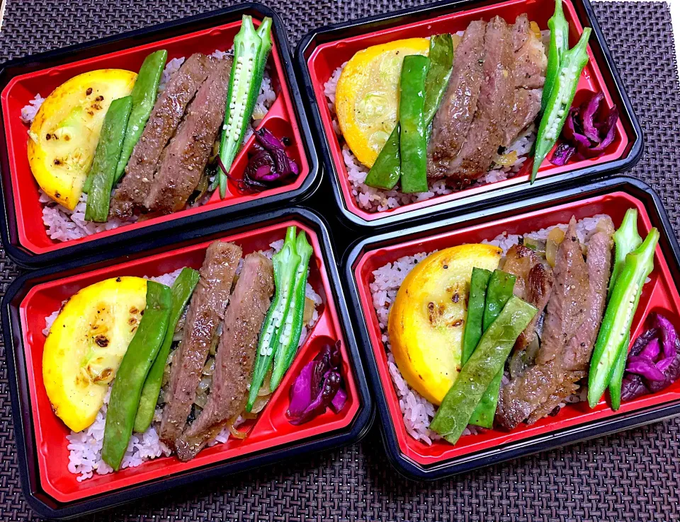 ステーキ弁当🥩|kiusoudaiさん