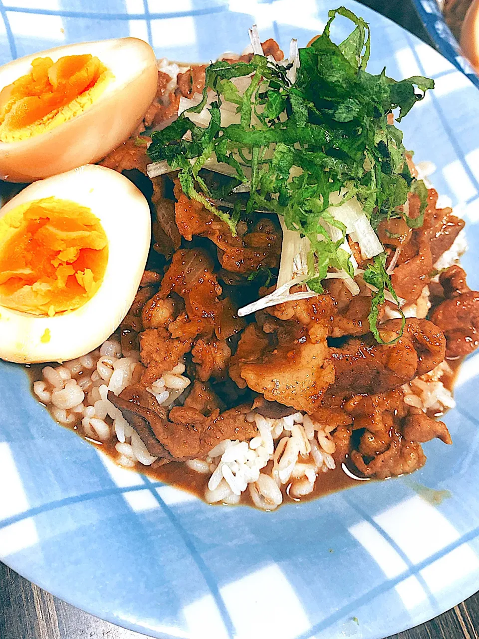 豚こま肉のカレー魯肉飯|綾さん