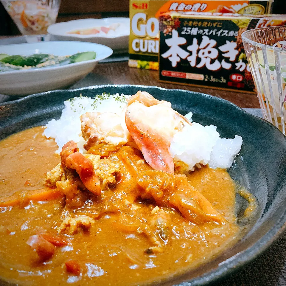 Snapdishの料理写真:7/5 ホッキ貝カレー|あーるさん