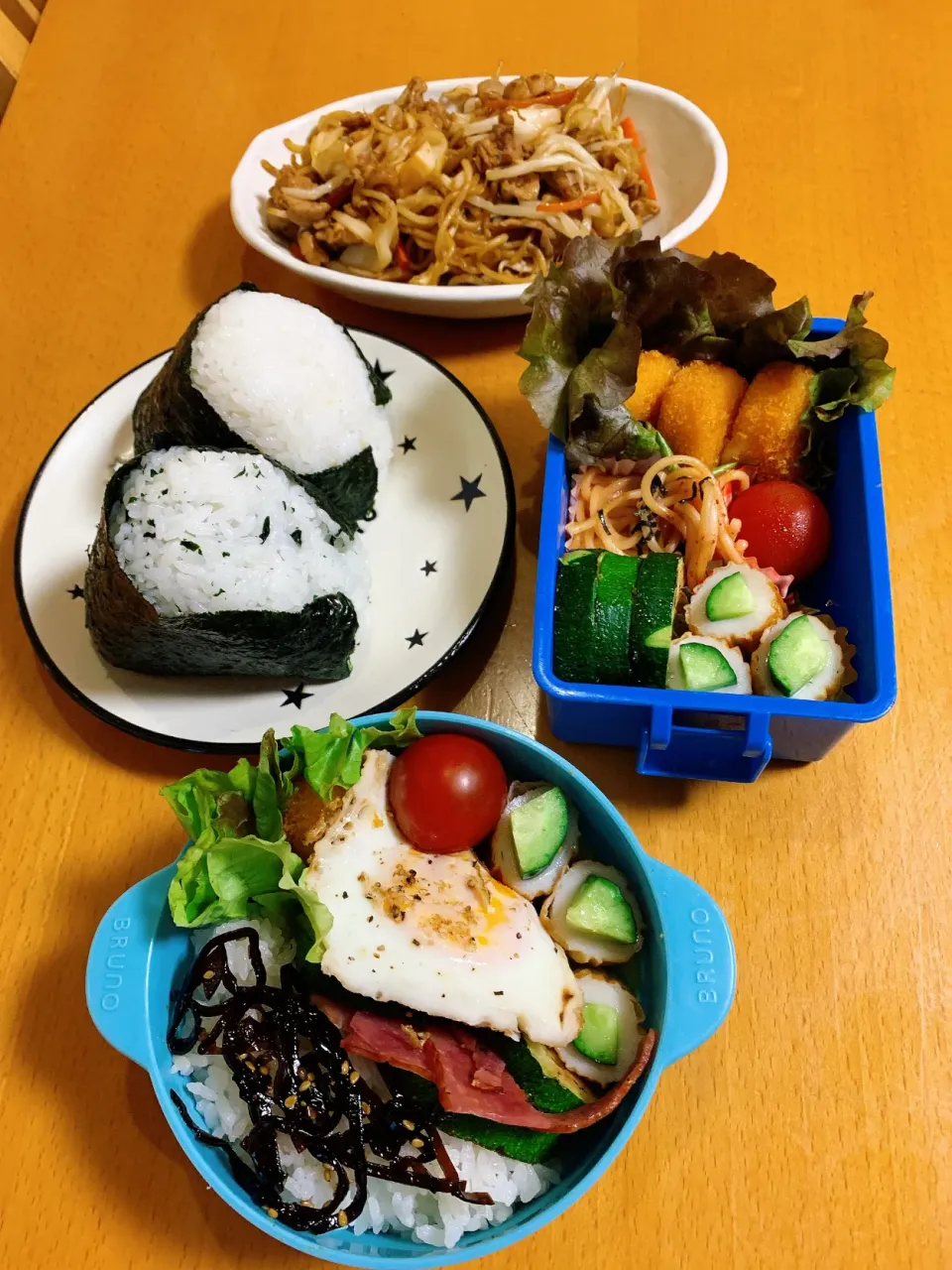 Snapdishの料理写真:今日のお弁当💜2021.7.5.|kimikimiさん