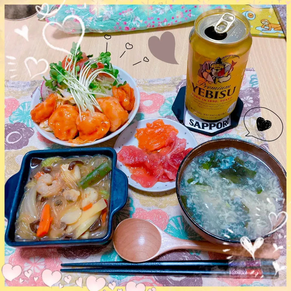 ７／５ ｍｏｎ 晩ごはん🍴＊○°|rinaronarさん