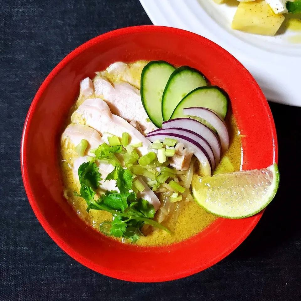 Snapdishの料理写真:カオソーイ風ラーメン💦💦💦|きょーこさん