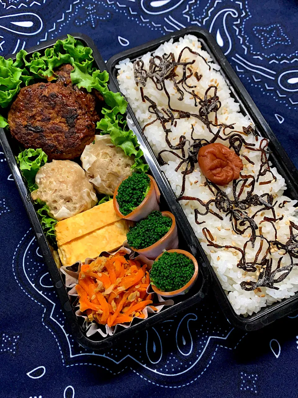 ハンバーグ＆シュウマイ弁当|ちょんさん