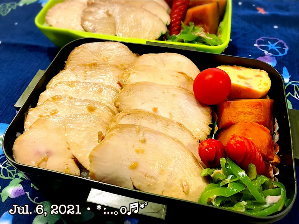 Snapdishの料理写真:2021/07/06お弁当〜♡|いく❤️さん