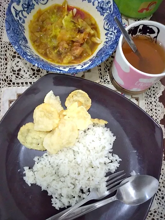 chicken coto and rice|Diniさん