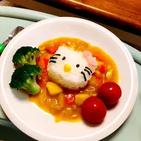 Snapdishの料理写真:誕生日カレー|しらたまさん