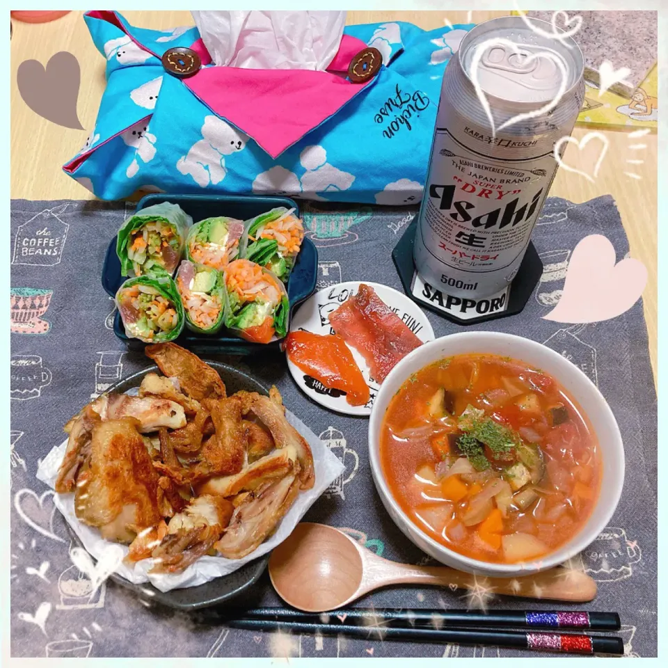 Snapdishの料理写真:７／６ ｔｕｅ 晩ごはん🍴＊○°|rinaronarさん