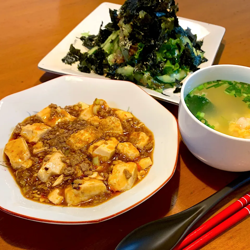 Snapdishの料理写真:陳建一さんの麻婆豆腐を作りました😋|あっちゃんさん