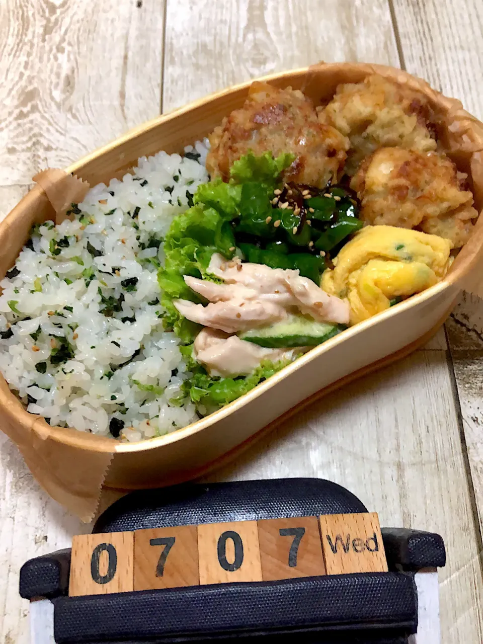 揚げしゅうまい弁当☆7/7#高校男子弁当|yu-co☆さん