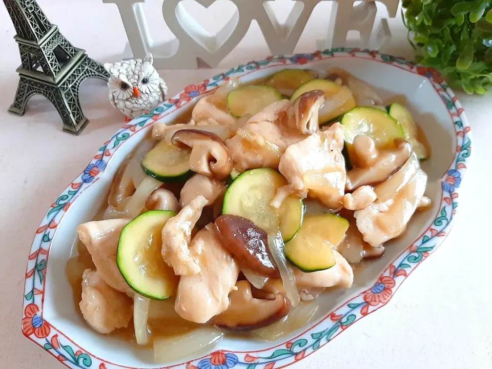 ♡鶏胸と野菜のハニー醤油炒め♡|ずんこたんさん