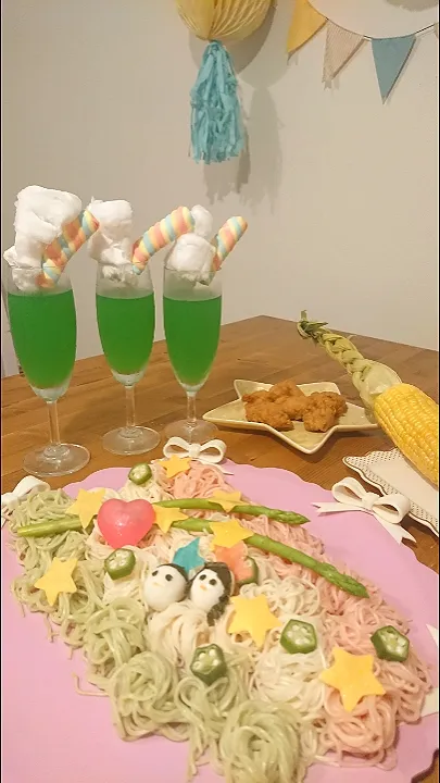 Snapdishの料理写真:七夕ごはん～🎵|シャビーちゃんさん