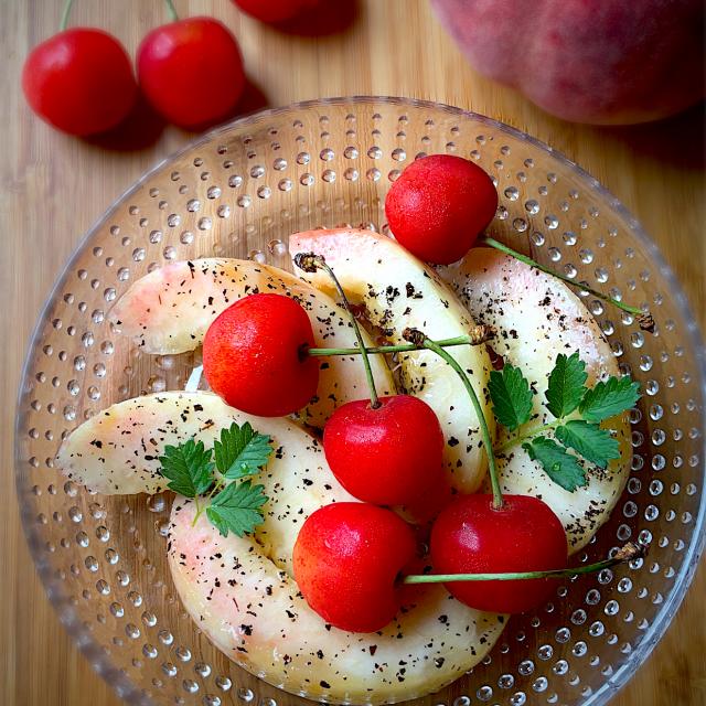 yucca さんの料理 桃のアールグレイマリネ/9421beru SnapDish[スナップディッシュ] (IDjfCTba)