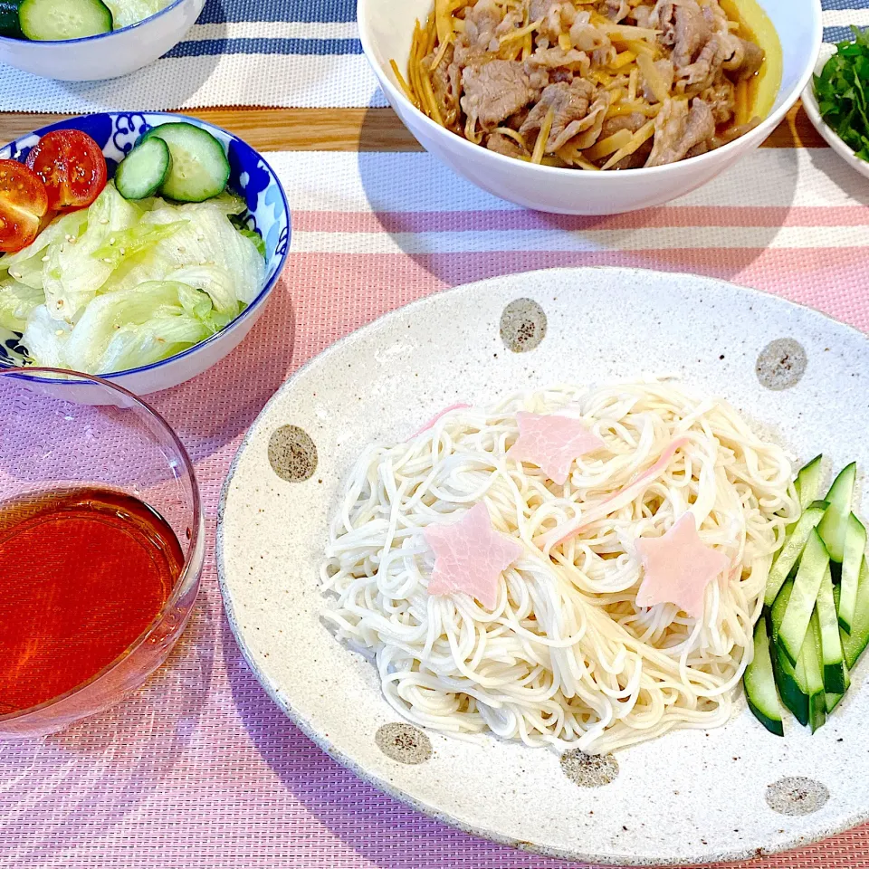 Snapdishの料理写真:七夕そうめん🎋2021|アンナさん