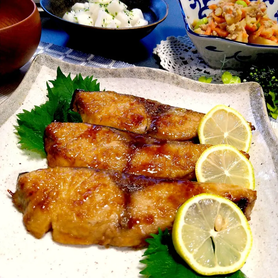 ともきーた (伊藤 智子)さんの料理 🆔402748                                                                  #ぶりの幽庵焼き風 💕|とまと🍅さん