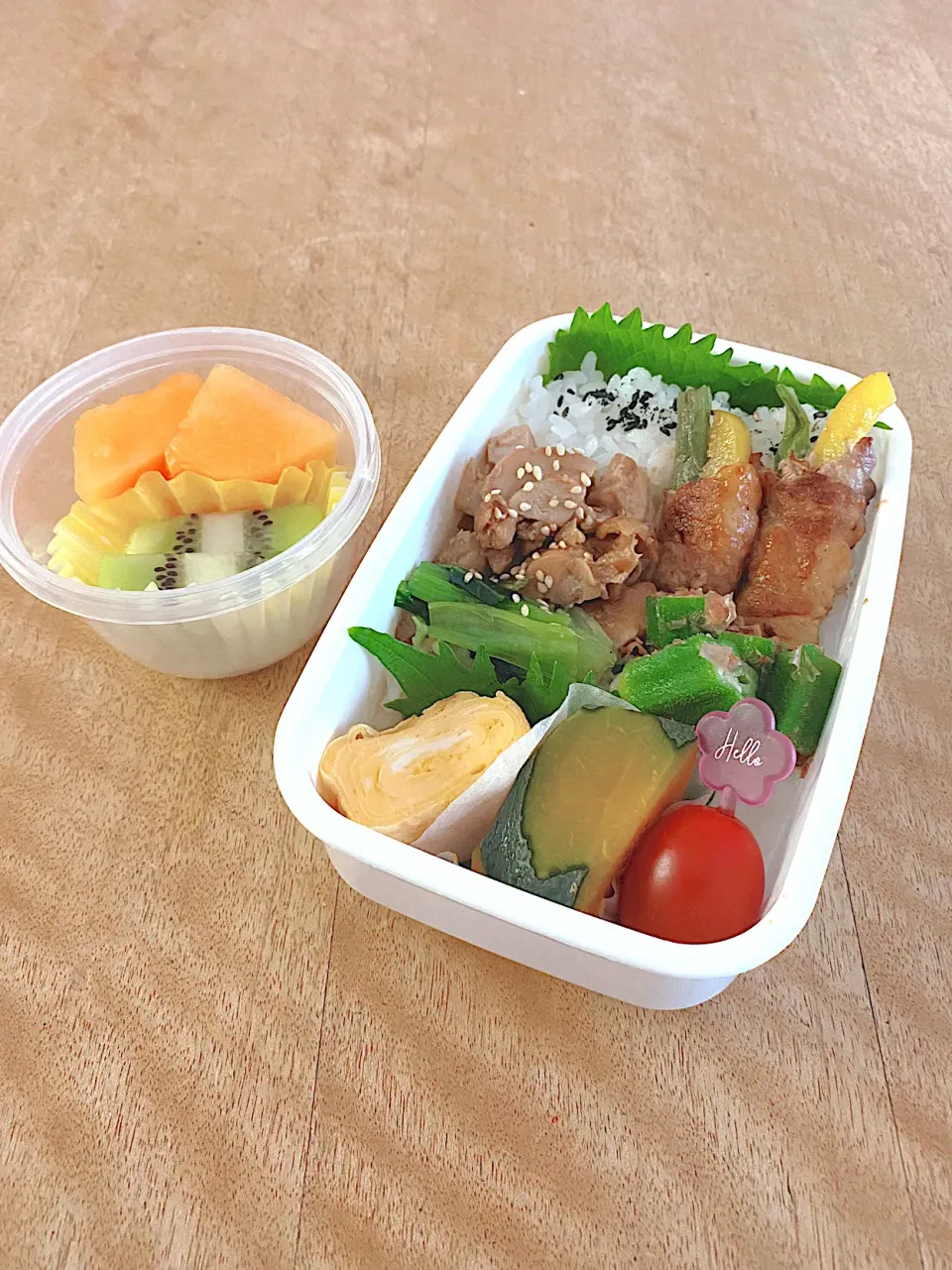 いんげんとパプリカの豚肉巻き弁当|Sakikoさん