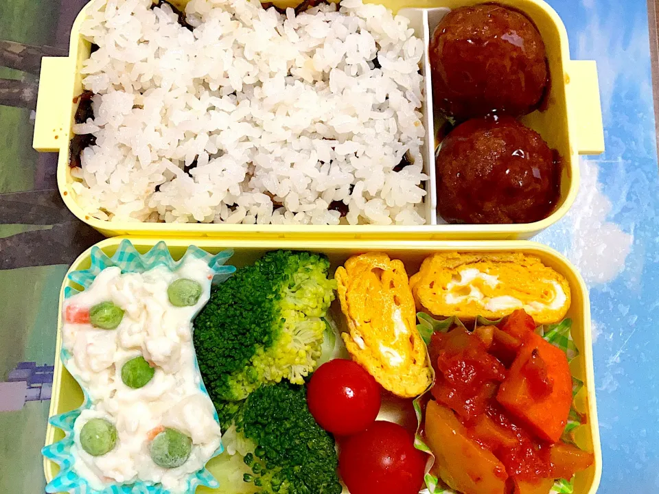 うずら肉団子弁当|料理嫌いを直したいさん