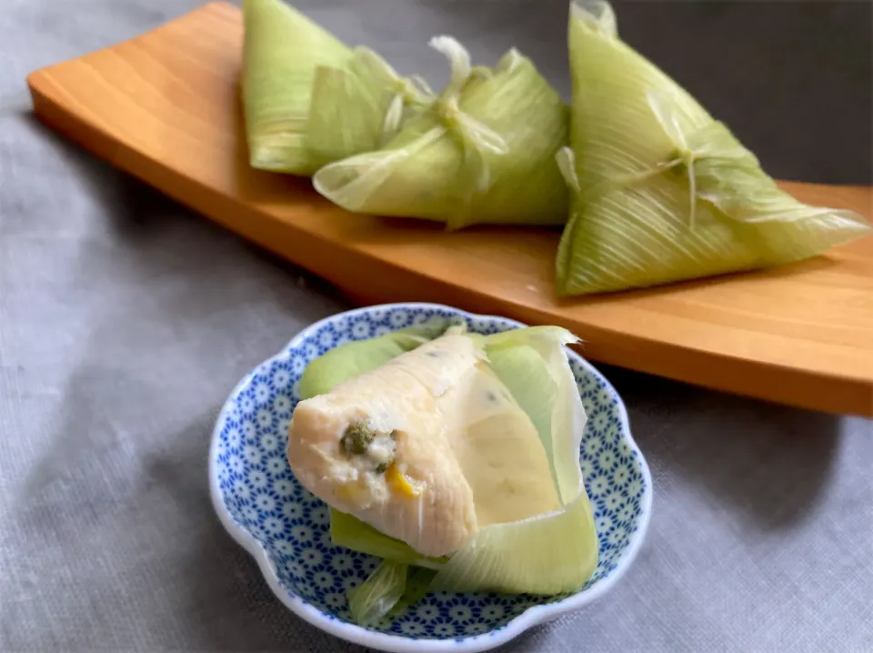 七海さんの料理 とうもろこしの包み蒸し🌽|るん♪さん