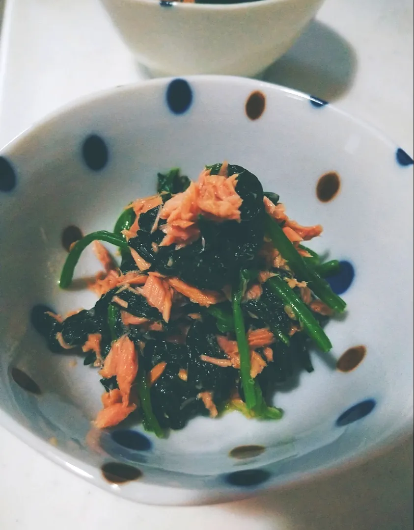 ツナとほうれん草のおひたし|じょうさん