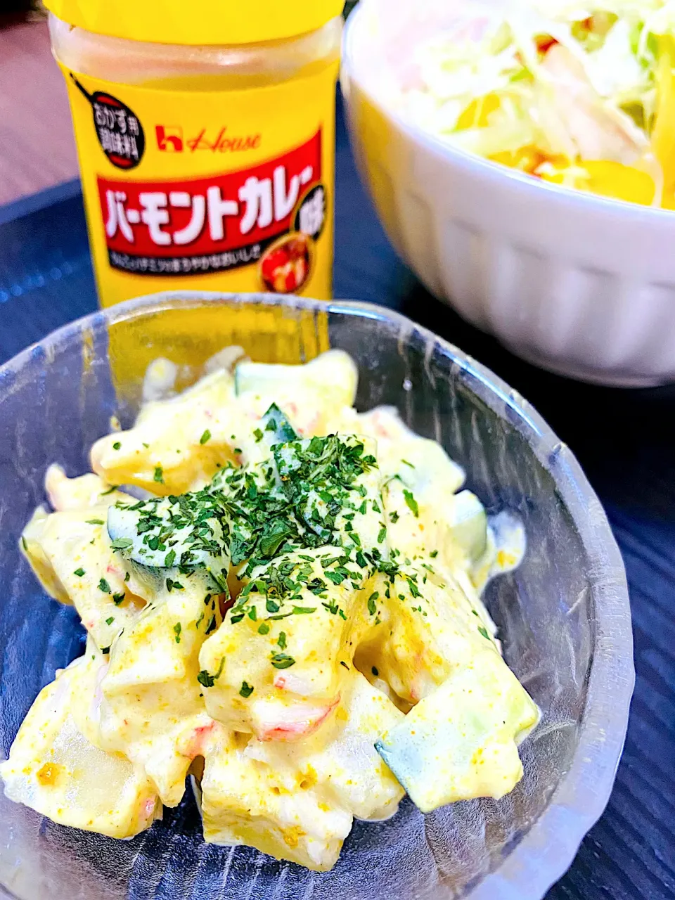 カレー味ゴロゴロポテトサラダ|とっしぃさん